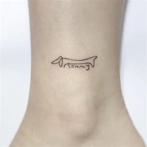 dog minimalist tattoo|simple dog tattoo designs.